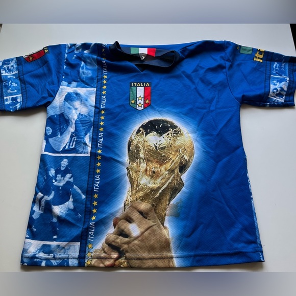 Kids Italy Soccer Jersey - Picture 1 of 3